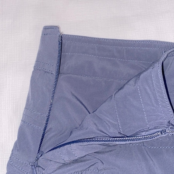 Athleta A-line skirt skort gray 17” modest length women’s 4 - Picture 5 of 7